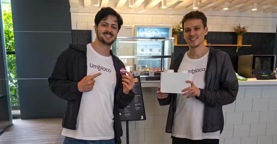 Lucas Lopes (CEO) e Fabio Iori, os cofundadores da Umbloco.