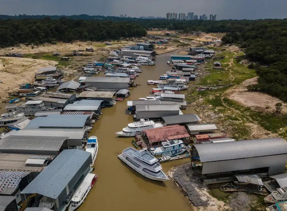 Seca no Amazonas — Foto: Rafa Neddermeyer/Agência Brasil