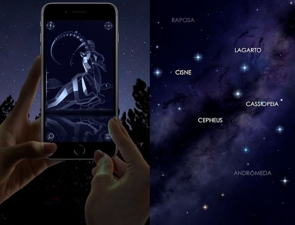 Star Walk 2 é um aplicativo que permite reconhecer constelações estelares — Foto: Divulgação