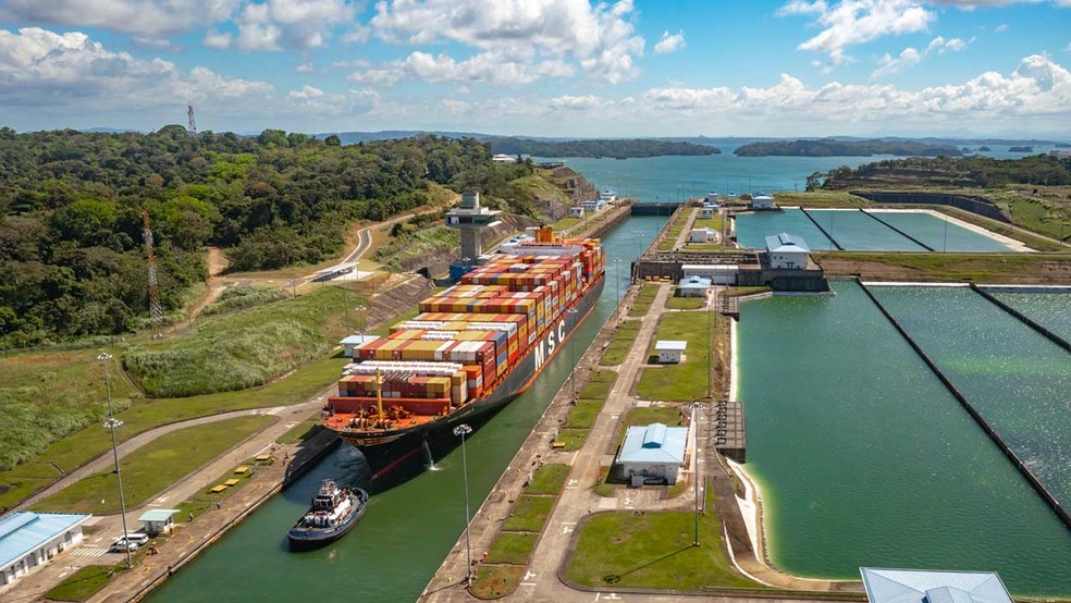 Canal do Panamá — Foto: Divulgação/ACP