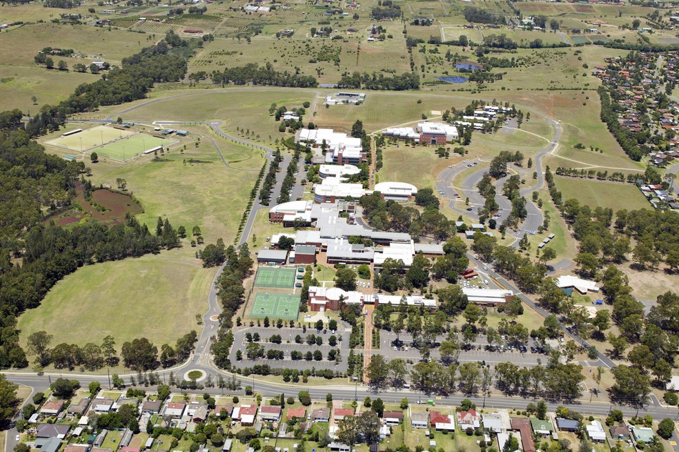 Campus da Universidade de Western Sydney, que orienta o programa, é cercado de áreas naturais — Foto: Getty Images