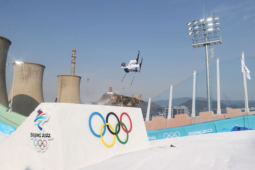 Rampa da modalidade big air de ski nos Jogos de Inverno 2022