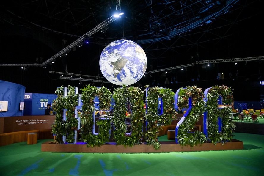 The COP26 Globe at the Hydro
