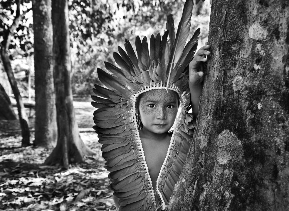 Exposição de Sebastião Salgado mostra Amazônia conservada e valoriza povos indígenas. — Foto: Sebastião Salgado/Divulgação