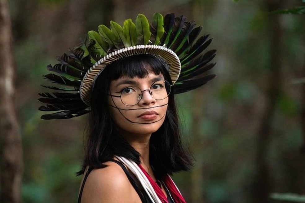 Txai Suruí defende engajamento de toda sociedade na defesa das reservas. — Foto: Divulgação