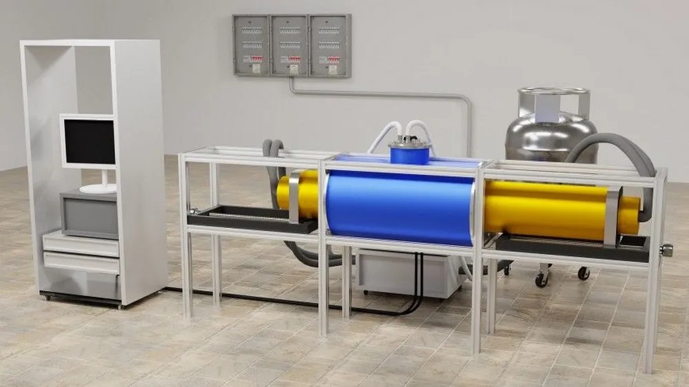 Magnotherm criou um sistema de refrigeração com magnetismo. — Foto: Divulgação