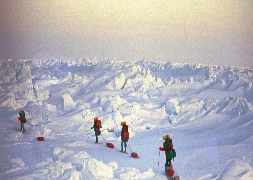 Expedição ao Polo Norte organizada pelo explorador Robert Swan — Foto: 2041 Foundation