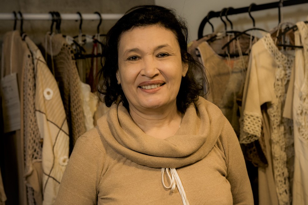 Francisca Vieira: em 2005, passou a utilizar apenas o algodão orgânico colorido em seus produtos e a ter foco na exportação. — Foto: Agência FotoSite