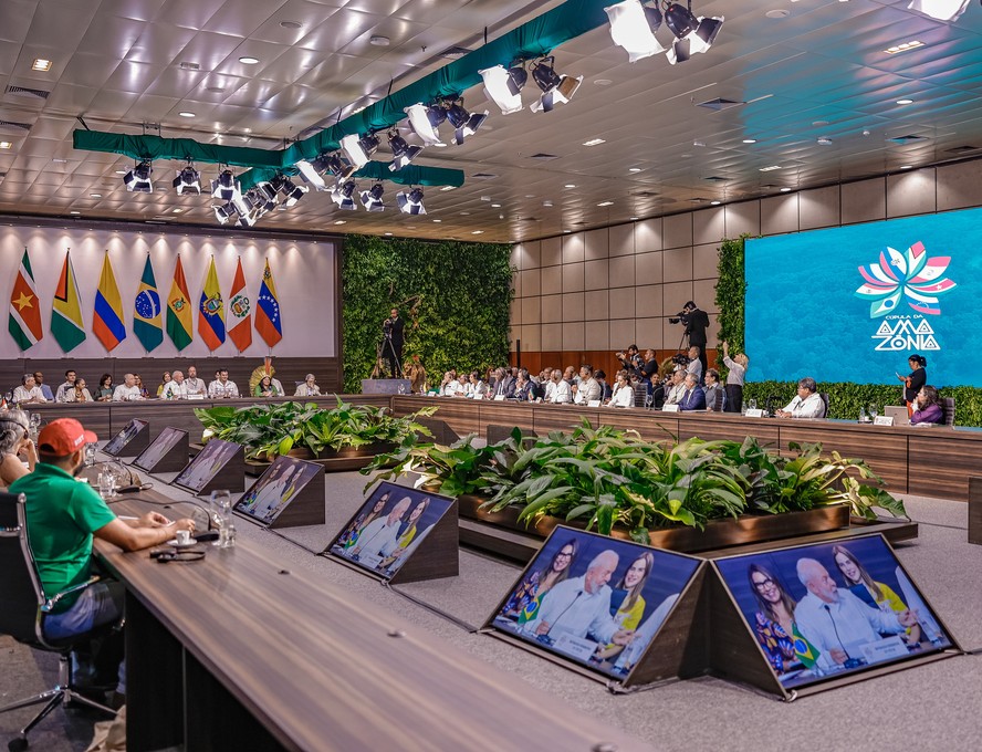 Presidentes de 8 países da Pan-Amazônia reunidos em Belém, no Pará