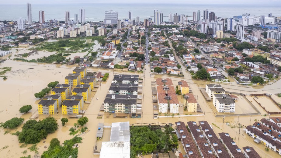 Recife enchente inundacao