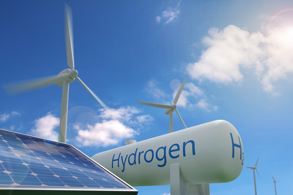 Hidrogênio verde é produzido a partir de fontes de energia renovável - que o Brasil já tem em grande quantidade — Foto: Getty Images