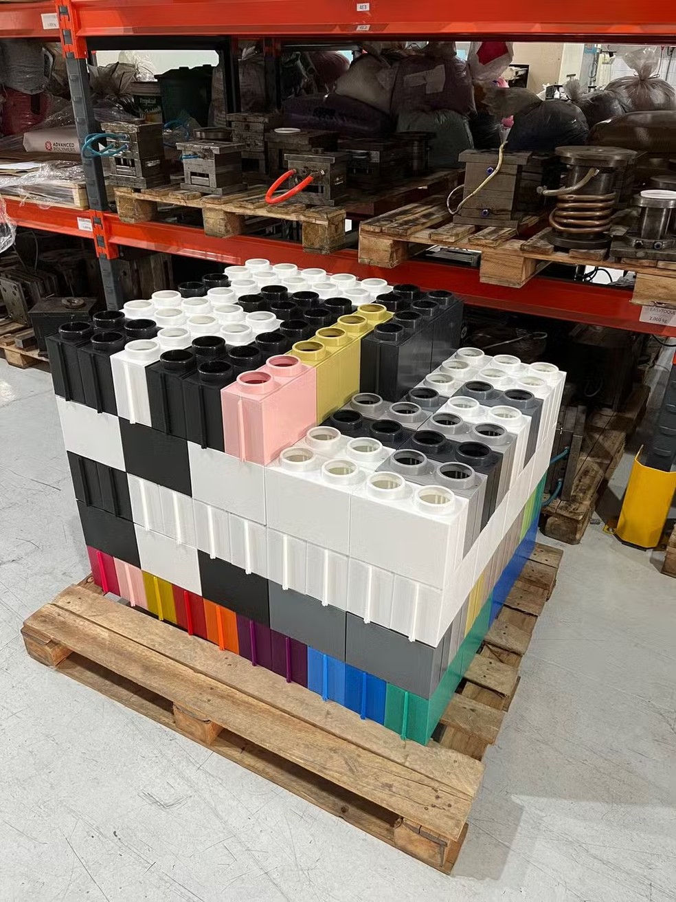 Opções de tijolos da Umbloco. — Foto: Divulgação