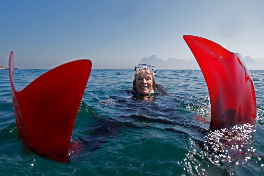 Sylvia Earle mergulha nas Ilhas Cagarras, no Rio de Janeiro