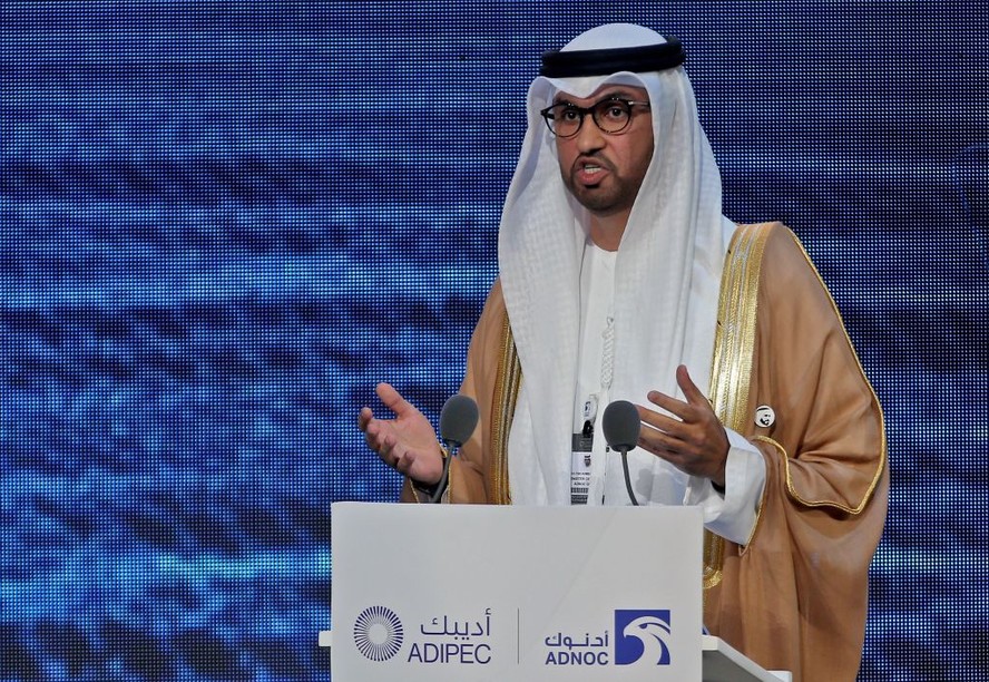 Sultan Ahmed Al Jaber, CEO da Abu Dhabi National Oil Company em foto de 2019