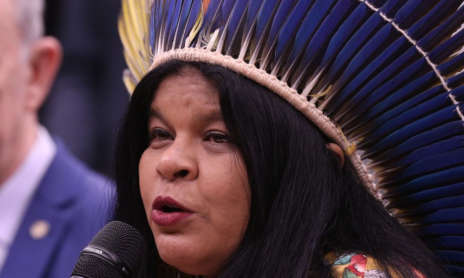Ministra dos Povos Indígenas, Sônia Guajajara.