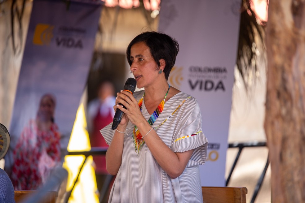 Susana Muhamad ministra do Ambiente e Desenvolvimento Sustentável da Colômbia — Foto: Minambiente de Colombia