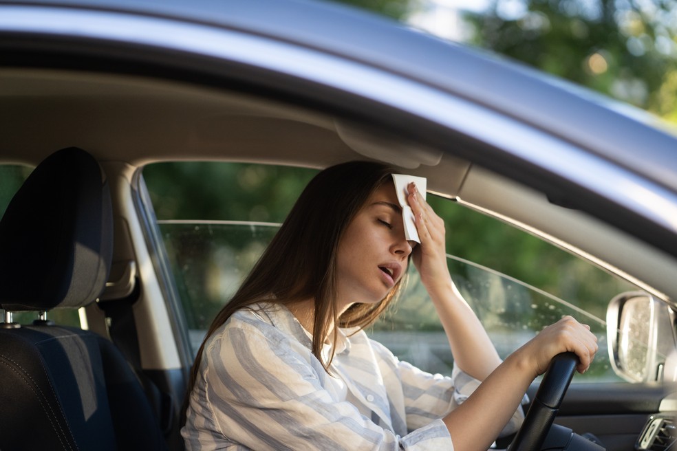 Alerta aos motoristas: onda de calor pode aumentar acidentes no trânsito. — Foto: GettyImages