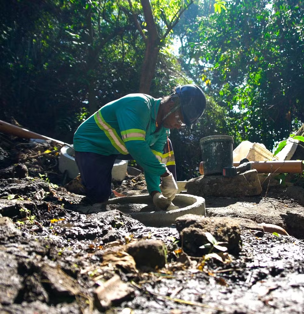 Sistema de tratamento é sustentável e os efluentes são tratados na própria rede construída — Foto: Divulgação/Eduardo Junior