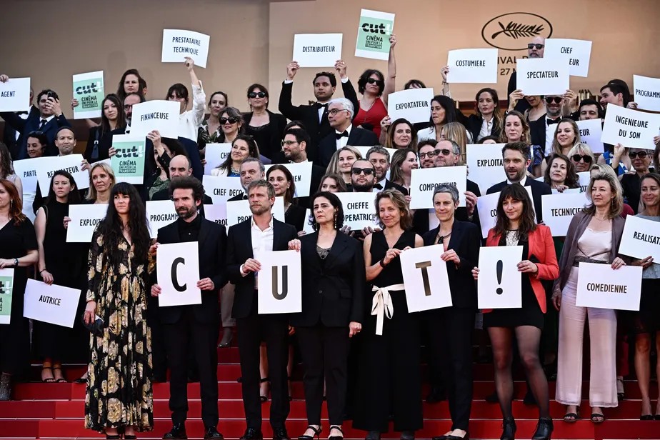 Profissionais lutam por cinema mais ecológico em Cannes: 'Indústria poluidora e extrativa'.