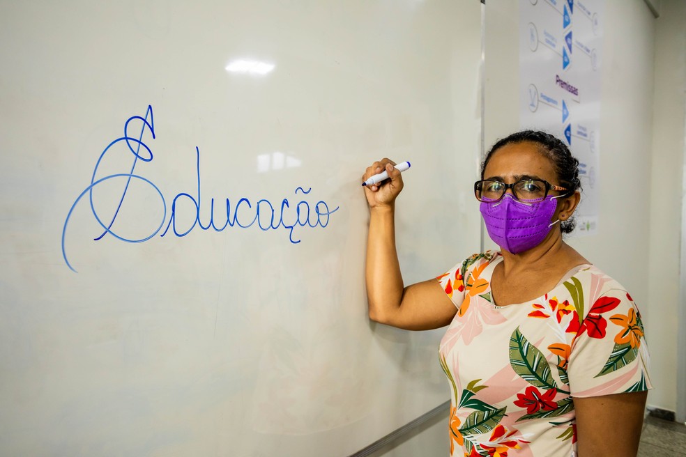 Marise Pinto do Carmo, professora da EE Marly Maria e Souza da Silva, em Macapá, no Amapá — Foto: Divulgação