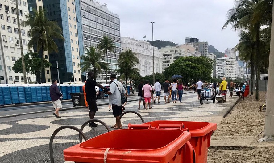 Praia no Rio de Janeiro.